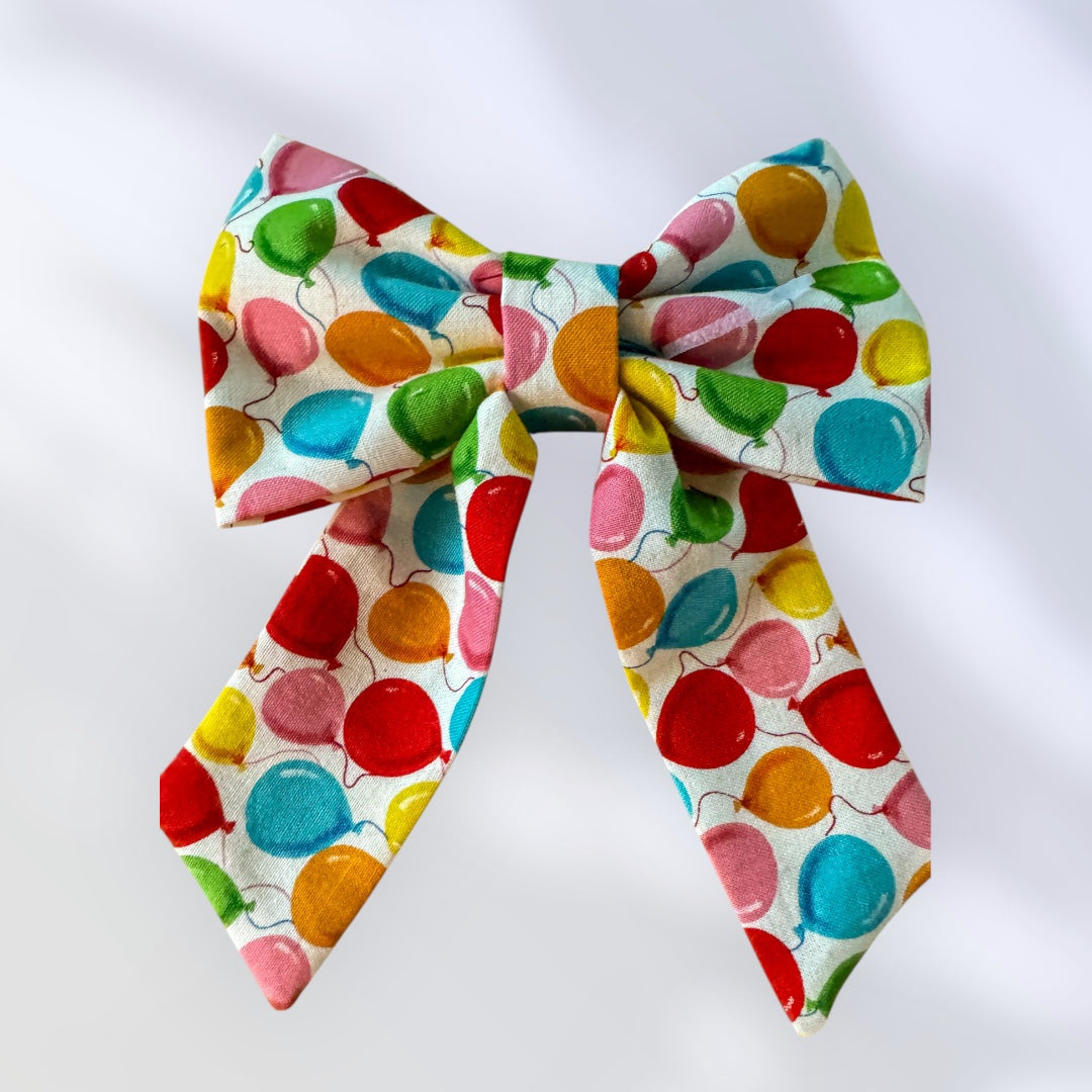 Birthday Balloon Sailor Bow