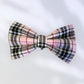 Pretty in Pink Tartan Bow Tie