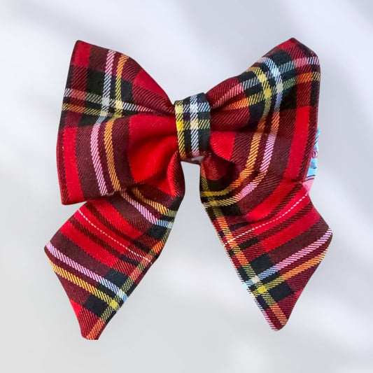 Stewart Tartan Sailor bow